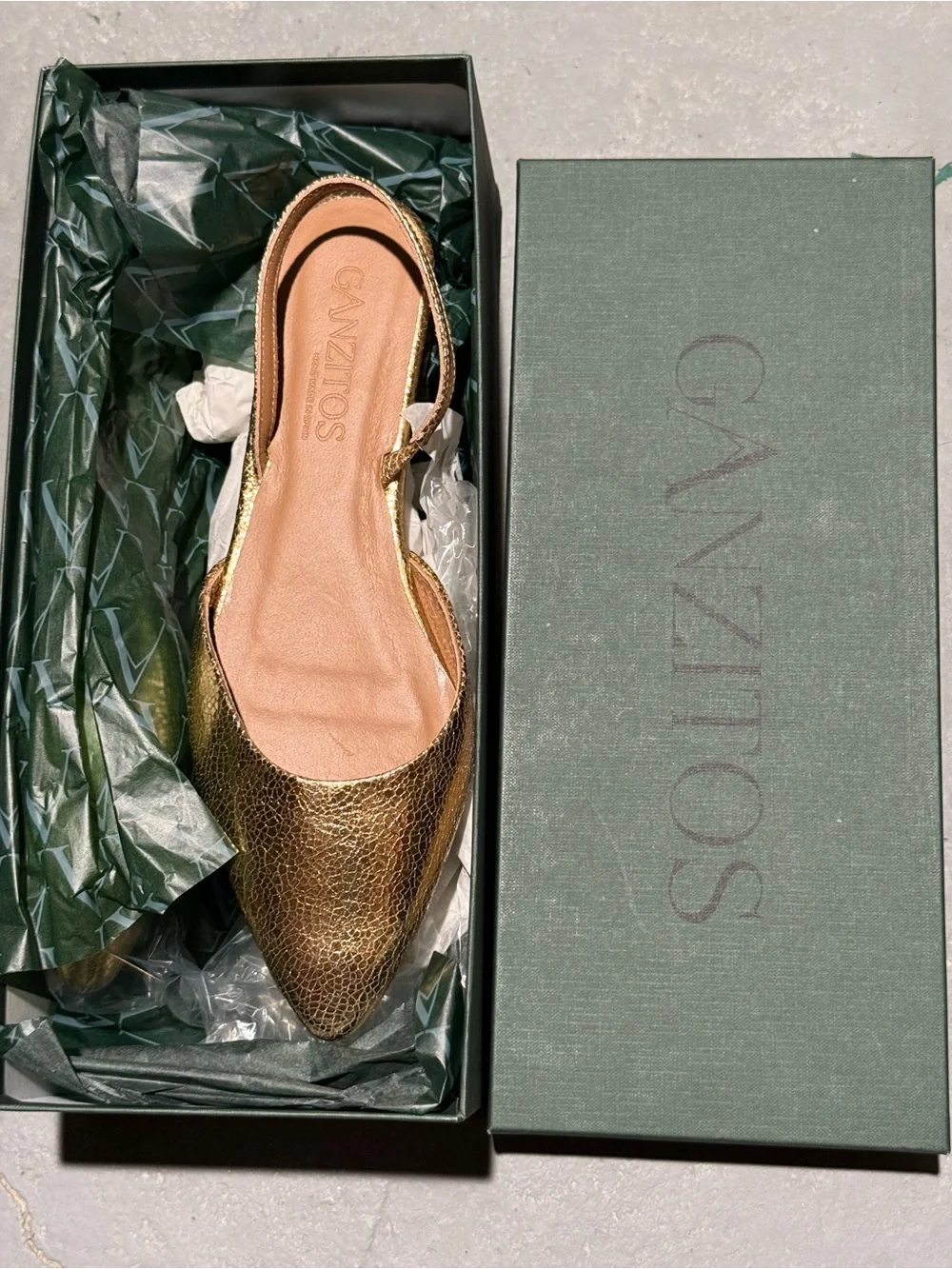 Ganzitos - SALOME GOLD CRACKED
